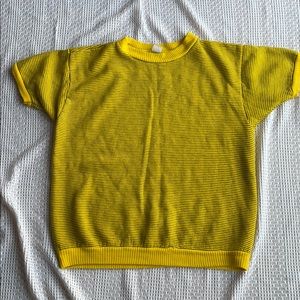 Vintage short sleeve sweater